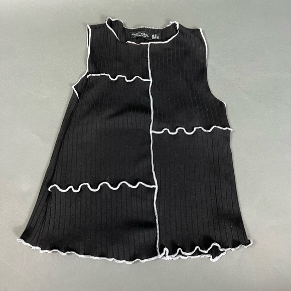 ❌SOLD❌ Nasty Gal Patchwork Design Tank Top - Picture 2 of 6